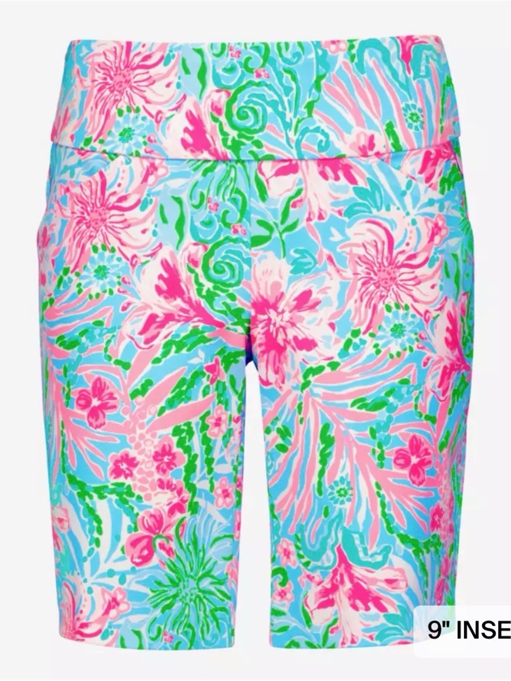 Lilly Pulitzer Reid Short Luxletic UPF 50+ Golf Shorts Size 12 NWT